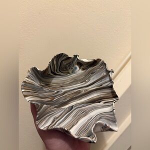 Handmade polymer clay dish